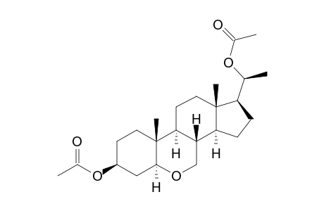 3.beta.,20.beta.-Diacetoxy-6-oxa-5.alpha.-pregnane