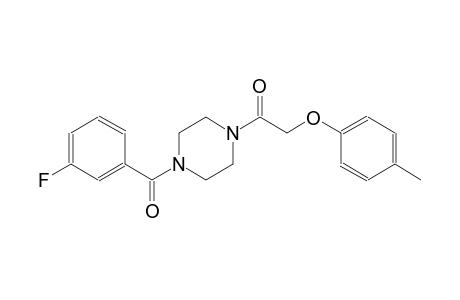 piperazine, 1-(3-fluorobenzoyl)-4-[(4-methylphenoxy)acetyl]-
