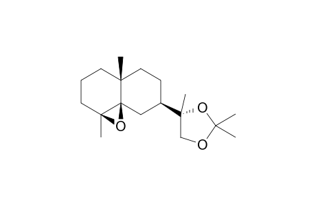 (-)-(11S)-4.beta.,5.beta.-Epoxyeudesm-11S,12-isopropylidene ketal