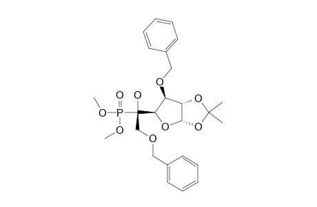 (5S)-3,6-DI-O-BENZYL-5-DEOXY-5-DIMETHOXYPHOSPHINYL-1,2-O-ISOPROPYLIDENE-ALPHA-D-XYLO-HEXOFURANOSE