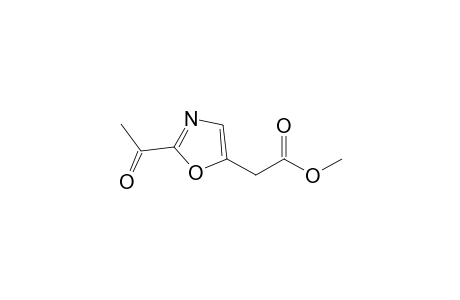 2-(2-acetyl-5-oxazolyl)acetic acid methyl ester