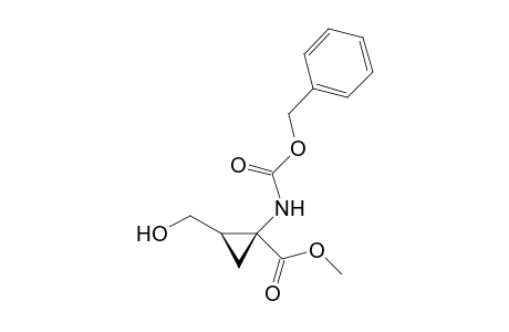 Methyl (1S,2R)-(-)-1-N-benzyloxycarbonylamino-2-hydroxymethylcyclopropanecarboxyloate