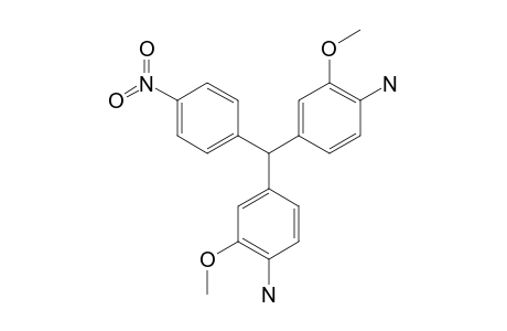 {4-[(4-Amino-3-methoxyphenyl)(4-nitrophenyl)methyl]-2-methoxyphenyl}amine