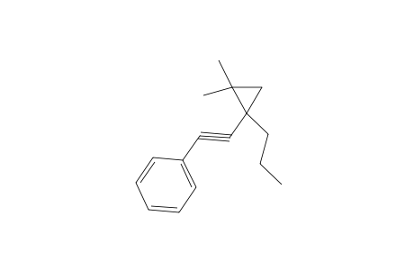 Cyclopropane, 1,1-dimethyl-2-phenylethynyl-2-propyl-