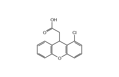 1-chloroxanthene-9-acetic acid