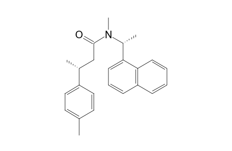 (3R,1'R)-N-(1-Naphthylethyl)-N-methyl-3-(4-methylphenyl)butanamide