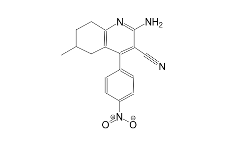 2-amino-6-methyl-4-(4-nitrophenyl)-5,6,7,8-tetrahydro-3-quinolinecarbonitrile
