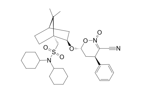 (4R,6R)-TRANS-6-[(1'S)-10'-(N,N-DICYCLOHEXYLSULFONAMIDE)-ISOBORNEYL]-4-PHENYL-5,6-DIHYDRO-4H-1,2-OXAZINE-3-CARBONITRILE-2-OXIDE