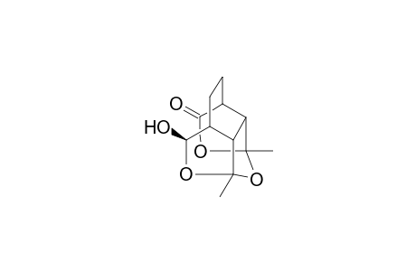 (R)-5-Hydroxy-2a,3a-dimethyl-octahydro-2,3,4-trioxa-cyclopenta[jkl]-as-indacen-1-one