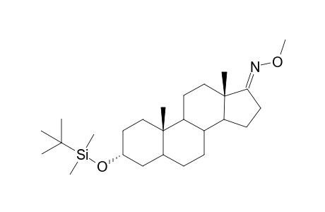 Methyloxime, t-butyldimethylsilyl derivative of Aetiocholanolone