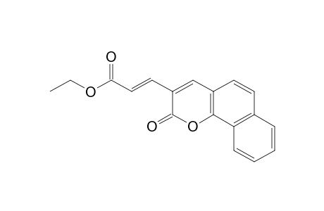 2-Propenoic acid, 3-(2-oxo-2H-naphtho[1,2-b]pyran-3-yl)-, ethyl ester