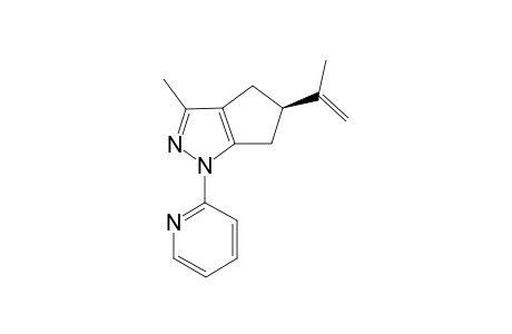 (5R)-3-methyl-5-(1-methylethenyl)-1-(2-pyridinyl)-5,6-dihydro-4H-cyclopenta[c]pyrazole