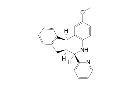 (6R,6aS,11bS)-2-Methoxy-6-pyridin-2-yl-5,6a,7,11b-tetrahydro-6H-indeno[2,1-c]quinoline