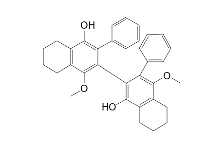 3-(1-hydroxy-4-methoxy-3-phenyl-5,6,7,8-tetrahydronaphthalen-2-yl)-4-methoxy-2-phenyl-5,6,7,8-tetrahydronaphthalen-1-ol