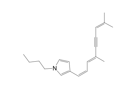[(1Z,3E)-1-(1'-Butylpyrrol-3'-yl)-4,8-dimethylnona-1,3,7-trien-5-yne