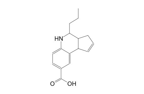 3H-cyclopenta[c]quinoline-8-carboxylic acid, 3a,4,5,9b-tetrahydro-4-propyl-