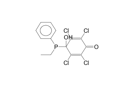 ETHYLPHENYL(1-HYDROXY-2,3,5,6-TETRACHLORO-4-OXO-2,5-CYCLOHEXADIENYL)PHOSPHINE