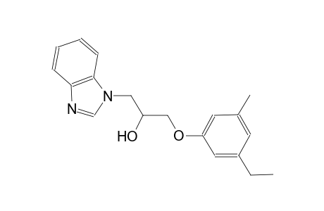 1H-benzimidazole-1-ethanol, alpha-[(3-ethyl-5-methylphenoxy)methyl]-