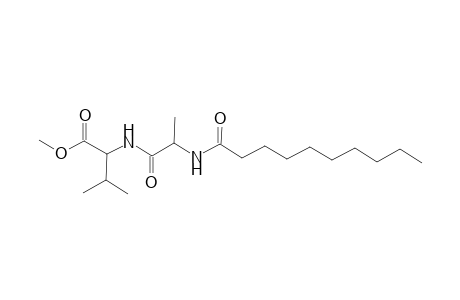 L-Valine, N-[N-(1-oxodecyl)-L-alanyl]-, methyl ester