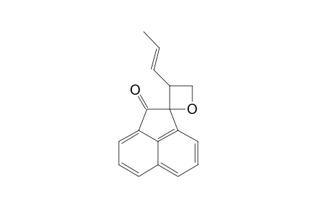 3'-[(E)-prop-1-enyl]-1-spiro[acenaphthylene-2,2'-oxetane]one