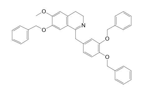 Isoquinoline, 1-benzyl-7,3',4'-tribenzyloxy-3,4-dihydro-6-methoxy-