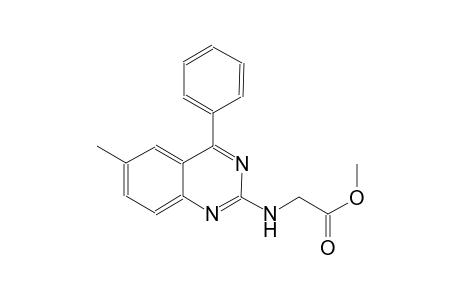 methyl [(6-methyl-4-phenyl-2-quinazolinyl)amino]acetate