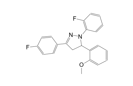 1H-pyrazole, 1-(2-fluorophenyl)-3-(4-fluorophenyl)-4,5-dihydro-5-(2-methoxyphenyl)-