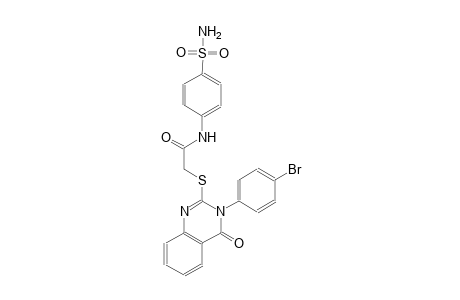 N-[4-(aminosulfonyl)phenyl]-2-{[3-(4-bromophenyl)-4-oxo-3,4-dihydro-2-quinazolinyl]sulfanyl}acetamide