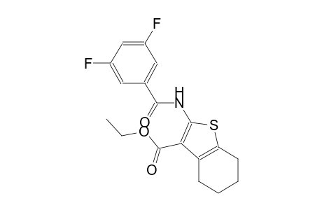 ethyl 2-[(3,5-difluorobenzoyl)amino]-4,5,6,7-tetrahydro-1-benzothiophene-3-carboxylate