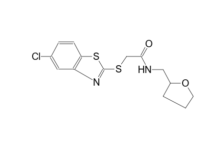 2-(5-Chloro-benzothiazol-2-ylsulfanyl)-N-(tetrahydro-furan-2-ylmethyl)-acetamide