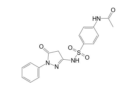 3-(N4-acetylsufanilamido)-1-phenyl-2-pyrazolin-5-one