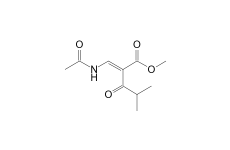 Methyl 3-(acetylamino)-2-isobutyrylacrylate