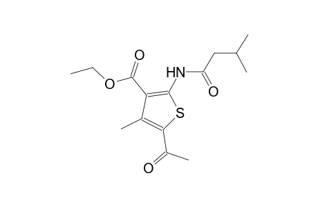 ethyl 5-acetyl-4-methyl-2-[(3-methylbutanoyl)amino]-3-thiophenecarboxylate