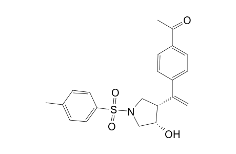 (3S,4S)-4-[1-(4-Acetyphenyl)ethenyl]-1-[(4-methylphenyl)sulfonyl]-3-pyrrolidinol