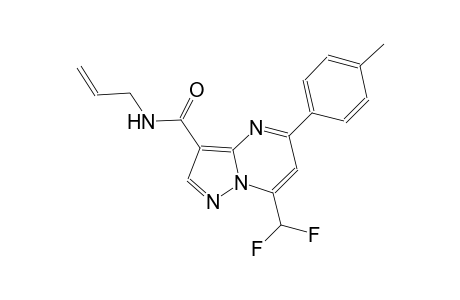 N-allyl-7-(difluoromethyl)-5-(4-methylphenyl)pyrazolo[1,5-a]pyrimidine-3-carboxamide