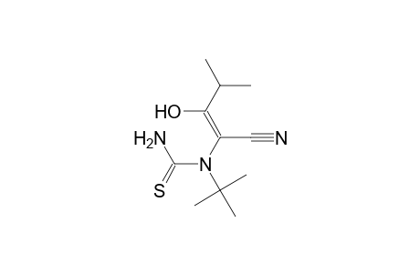 Thiourea, N-(1-cyano-2-hydroxy-3-methyl-1-butenyl)-N'-(1,1-dimethylethyl)-