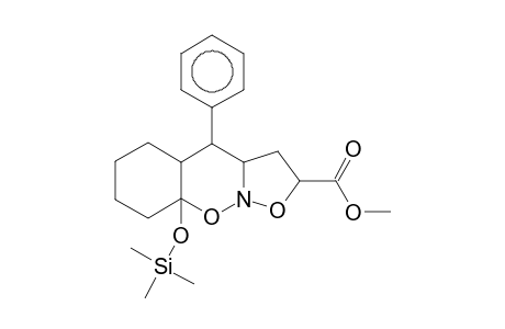Isoxazolo[2,3-b][1,2]benzoxazine-2-carboxylic acid, decahydro-4-phenyl-8a-[(trimethylsilyl)oxy]-, methyl ester