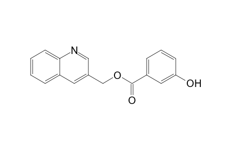 3-Hydroxybenzoic acid 3-quinolinylmethyl ester