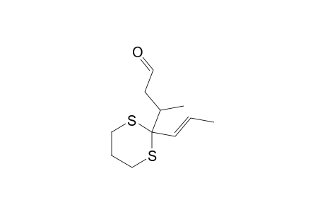 1,3-Dithiane-2-propanal, .beta.-methyl-2-(1-propenyl)-, (E)-