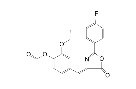 5(4H)-oxazolone, 4-[[4-(acetyloxy)-3-ethoxyphenyl]methylene]-2-(4-fluorophenyl)-, (4Z)-
