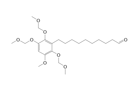 1-[2,3,6-Tris(methoxymethoxy)-5-methoxyphenyl]decan-10-al