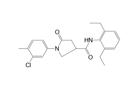 3-pyrrolidinecarboxamide, 1-(3-chloro-4-methylphenyl)-N-(2,6-diethylphenyl)-5-oxo-