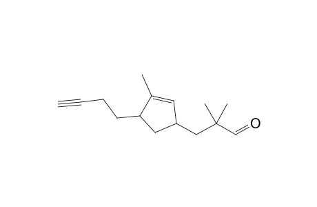 3-[4'-(But-3'-ynyl)-3'-methylcyclopent-2'-enyl]-2,2-dimethylpropion-aldehyde
