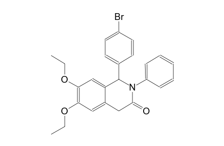 1-(4-bromophenyl)-6,7-diethoxy-2-phenyl-1,4-dihydro-3(2H)-isoquinolinone