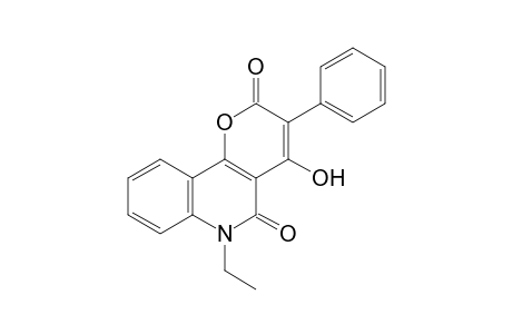 6-Ethyl-4-hydroxy-3-phenyl-2H-pyrano[3,2-c]quinoline-2,5(6H)-dione