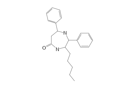 3-PENTYL-2,7-DIPHENYLHEXAHYDRO-1,4-DIAZEPIN-5-ONE