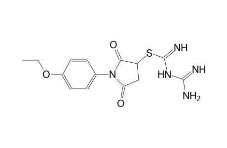 1-(4-ethoxyphenyl)-2,5-dioxo-3-pyrrolidinyl N-[amino(imino)methyl]imidothiocarbamate
