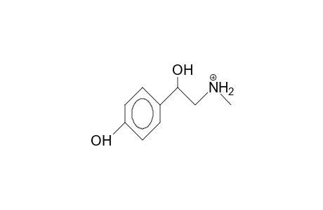 4-Hydroxy-A-(methylammonio-methyl)-benzylalcohol cation