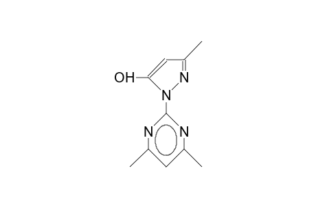 1-(4,6-Dimethyl-2-pyrimidinyl)-3-methyl-pyrazol-5-ol