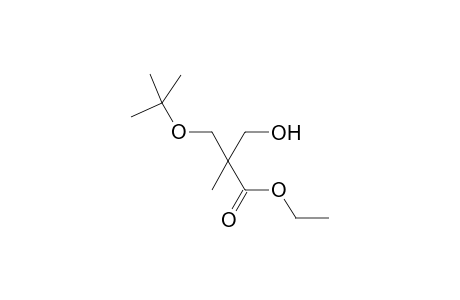 (+)-(S) and (-)-(R)-Ethyl 3-(tert-butoxy)-2-(hydroxymethyl)-2-methylpropanoate